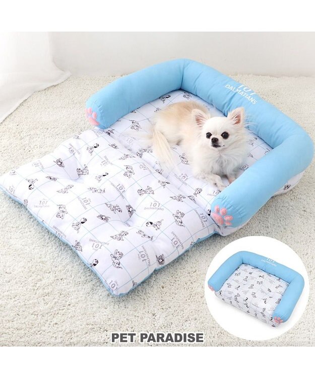 PET PARADISE ディズニー  101匹わんちゃん ソファ 小型犬 水色