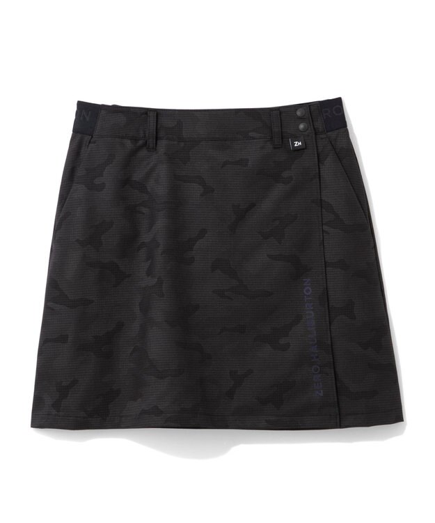 ZERO HALLIBURTON クールドッツカモフラスカート 82842 W4S8c レディースゴルフ ネイビー