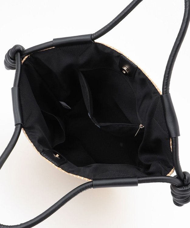 組曲 エンブロイダリーカゴ バッグ ベージュ系