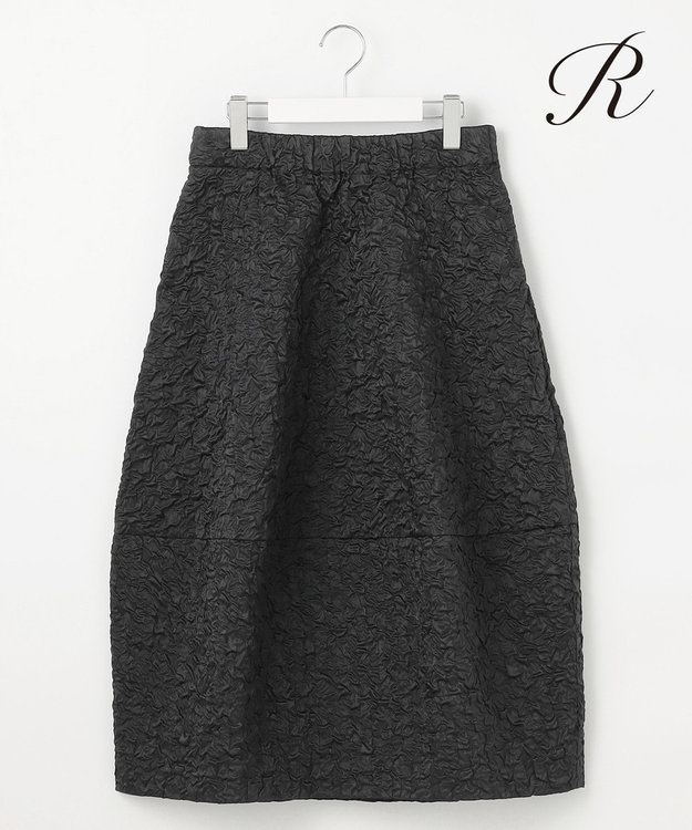 23区 L 【R(アール)】LIMONTAフラワージャカード スカート ブラック系