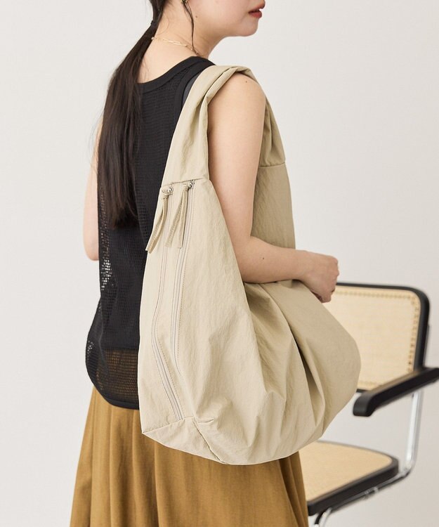 AMERICAN HOLIC ビッグワンショルダーバッグ Beige