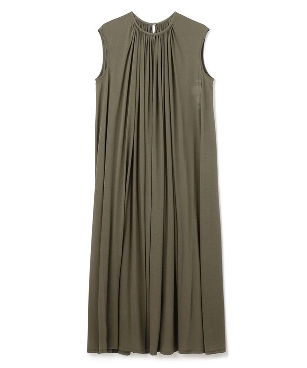 BEIGE， 【WEB限定】RUTILE / ジャージーワンピース Khaki