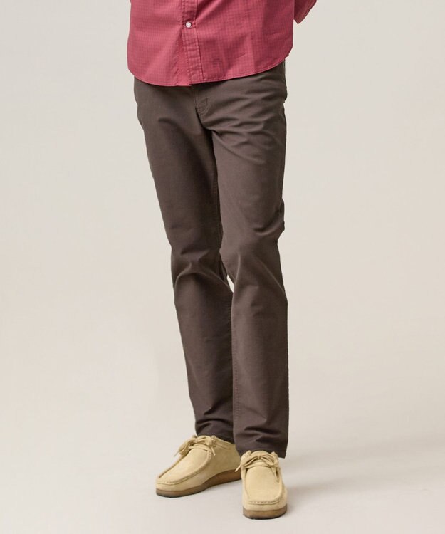 J.PRESS MEN 【ストレッチ】ハイパワーストレッチバーズアイ パンツ グレー系