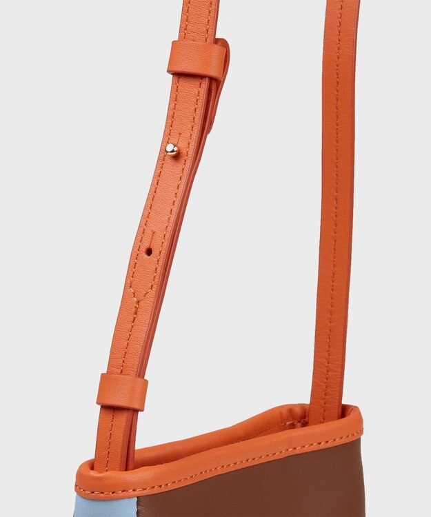 Paul Smith ソフトレザー ミニショルダーバッグ ブラウン