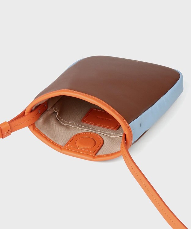 Paul Smith ソフトレザー ミニショルダーバッグ ブラウン