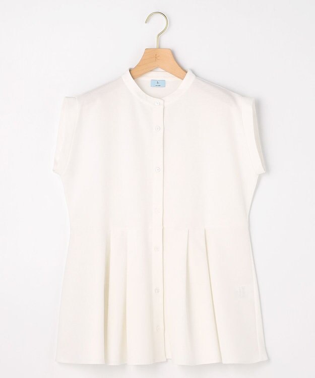 組曲 S 【先行予約】ツイルジャージーペプラム カットソー ホワイト系