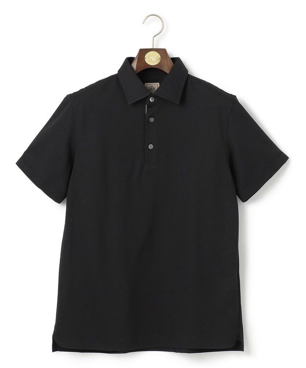 J.PRESS MEN 【ビジネス対応 / 吸水速乾】カノコインレイ ポロシャツ ブラック系