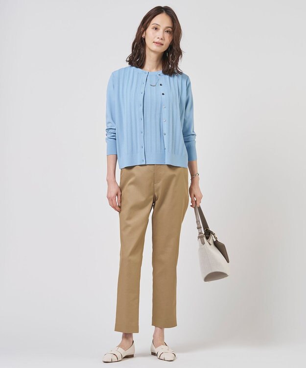 J.PRESS LADIES 【2way】キャンバス ショルダー バッグ モカ系