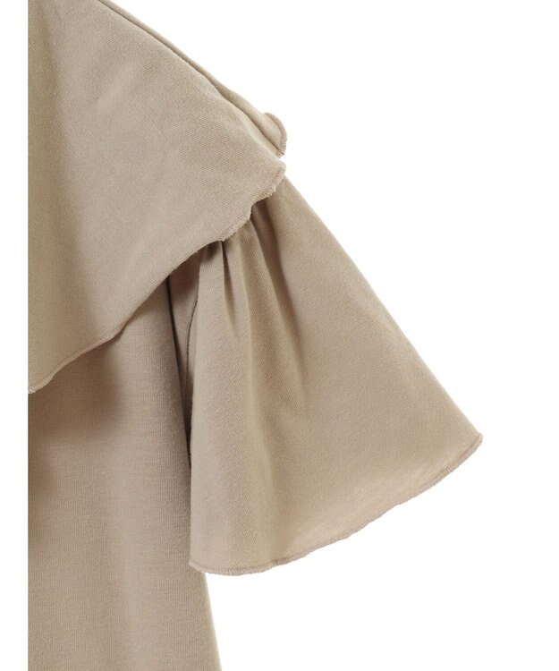 CRAFT STANDARD BOUTIQUE フリルデザインTee Gray Beige