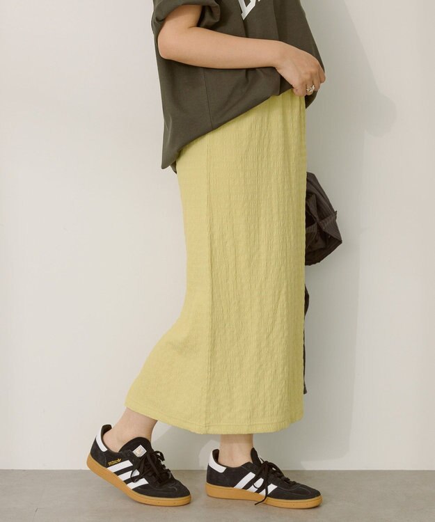 AMERICAN HOLIC シャーリングナロースカート Pistachio