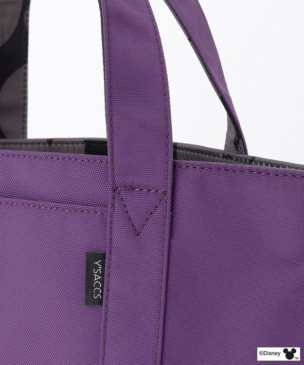Y'SACCS 【Disney Collection】シルエットプリントトートバッグ　Sサイズ パープル