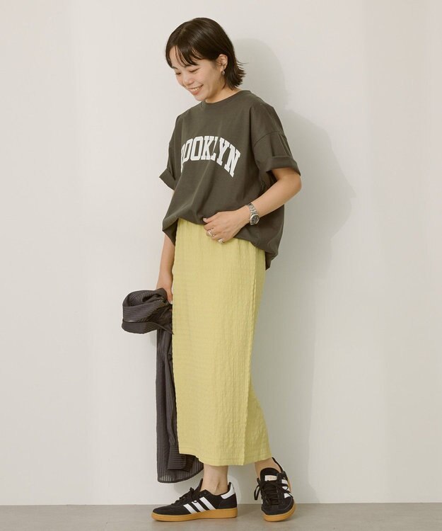 AMERICAN HOLIC シャーリングナロースカート Pistachio