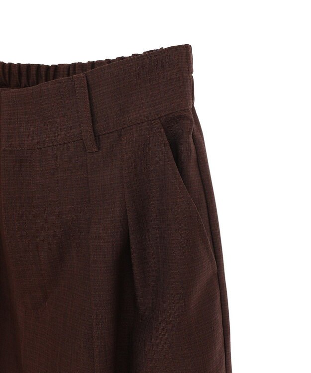 Green Parks ・ＥＬＥＮＣＡＲＥ　ＤＵＥ　リネンライク２タックパンツ Black