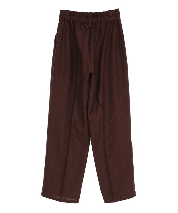 Green Parks ・ＥＬＥＮＣＡＲＥ　ＤＵＥ　リネンライク２タックパンツ Black