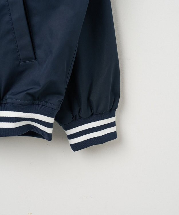 WEGO 【ユニセックス着用ITEM】フードワッペンスタジャン ネイビー