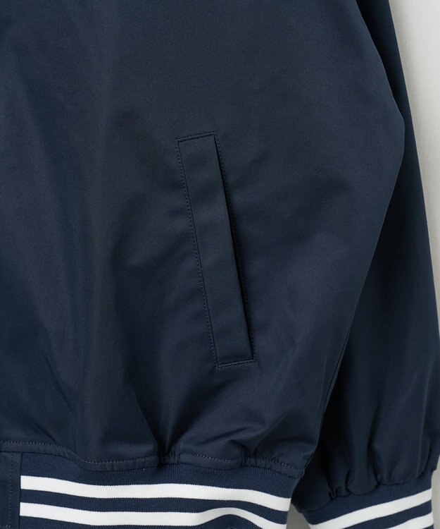 WEGO 【ユニセックス着用ITEM】フードワッペンスタジャン ネイビー