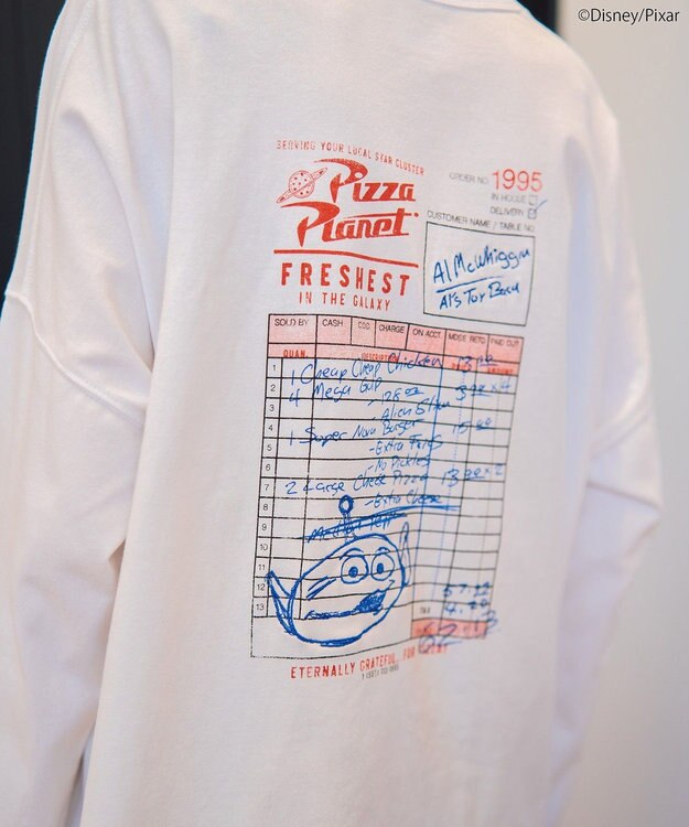 AMERICAN HOLIC Pizza Planet オーダーメモロングTシャツ