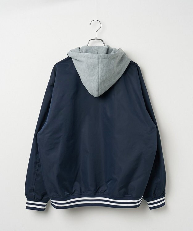 WEGO 【ユニセックス着用ITEM】フードワッペンスタジャン ネイビー