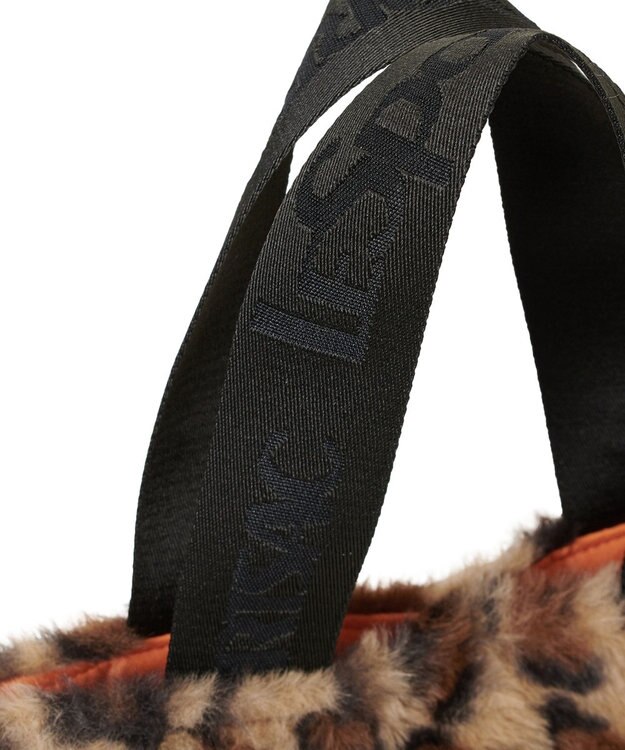 LeSportsac FUR E/W TOTE/レオパードフラッフィーファー レオパードフラッフィーファー