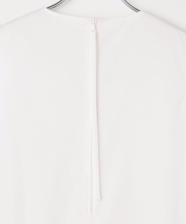 #Newans タックフリルヘムシャツ ホワイト