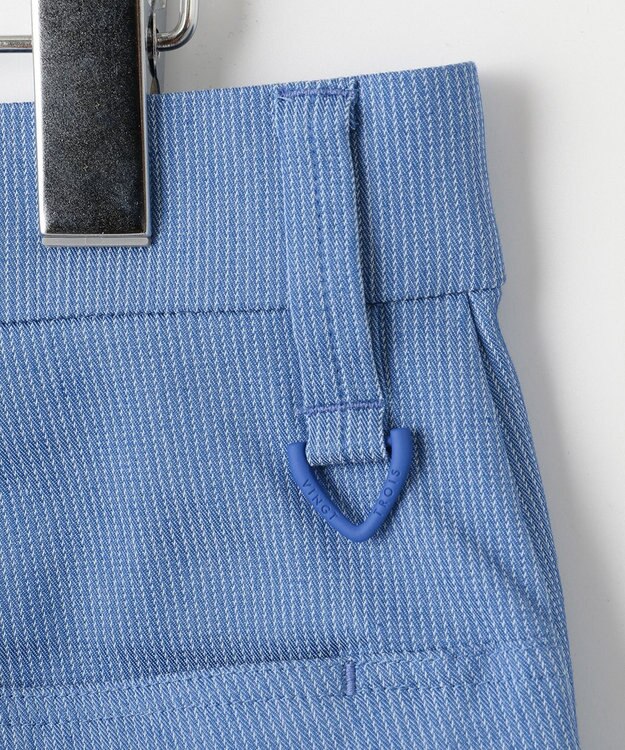 23区GOLF 【MEN】【人気の定番】ハイパワーストレッチ ベーシックパンツ  挿し色で爽やかに サックスブルー系