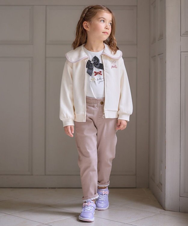 ANY KIDS リボンモチーフ Ｔシャツ オフホワイト