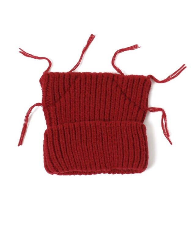 WEGO ローゲージネコミミニットキャップ レッド