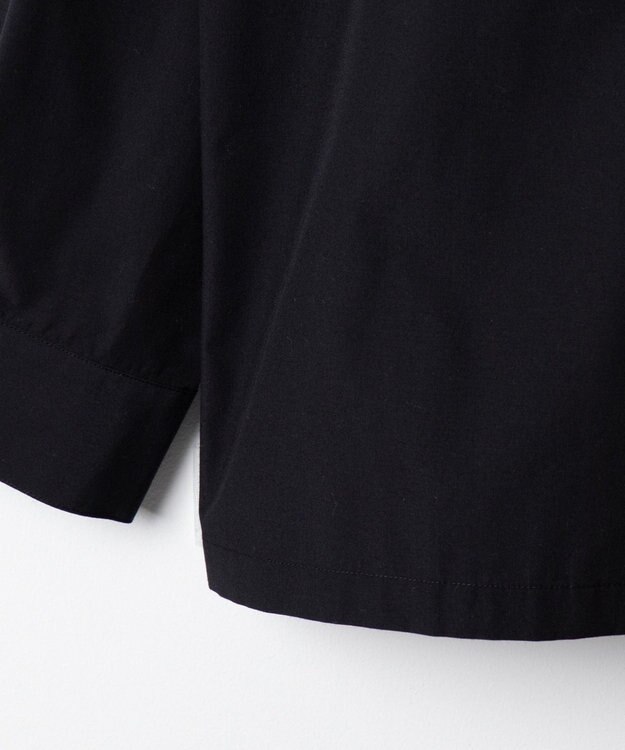 WEGO ブロードダブルZIPシャツ（LS） ブラック