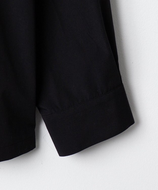 WEGO ブロードダブルZIPシャツ（LS） ブラック