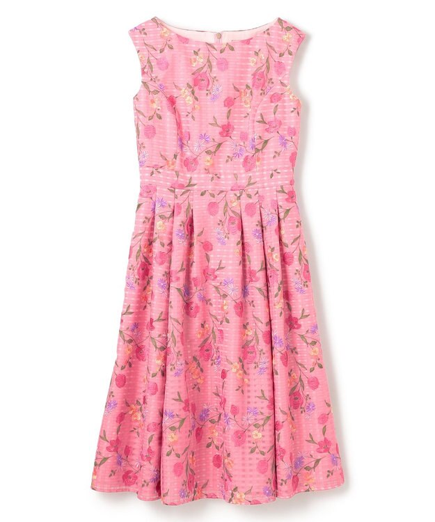 TOCCA 【洗える・消臭】TULIP EMBROIDERY ドレス ピンク系