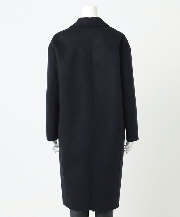 23区 【R(アール)】ウールリバー チェスター コート ネイビー系