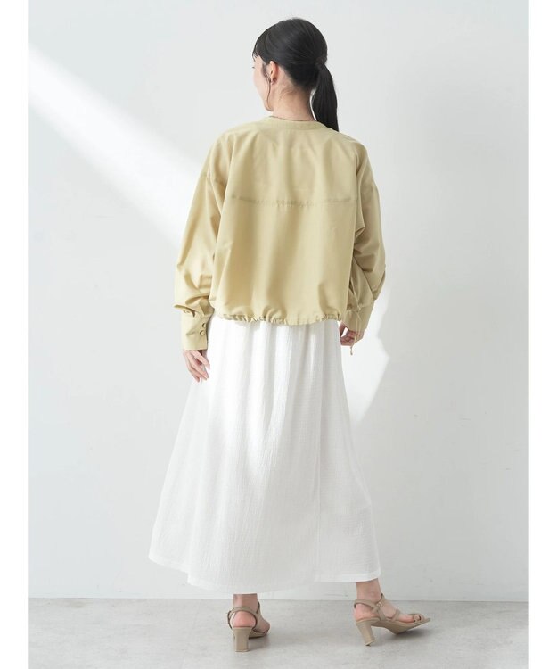 earth music&ecology シャツブルゾン Lime Green