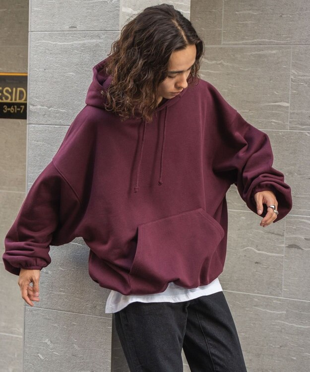 WEGO スーパーBIGバルーンパーカー ワイン