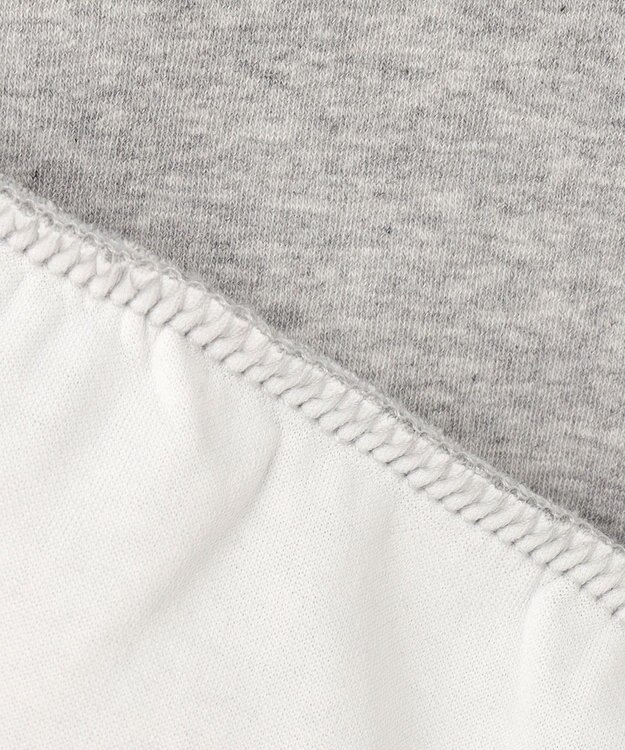 Feroux キーネック ダンボール トップス ライトグレー系