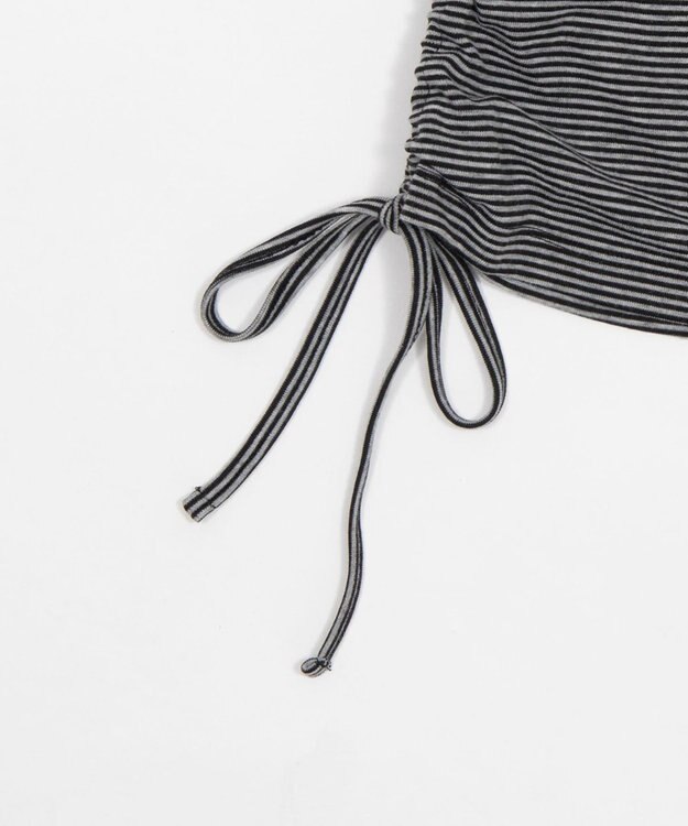 WEGO サイドリボンカットジップパーカー 柄1