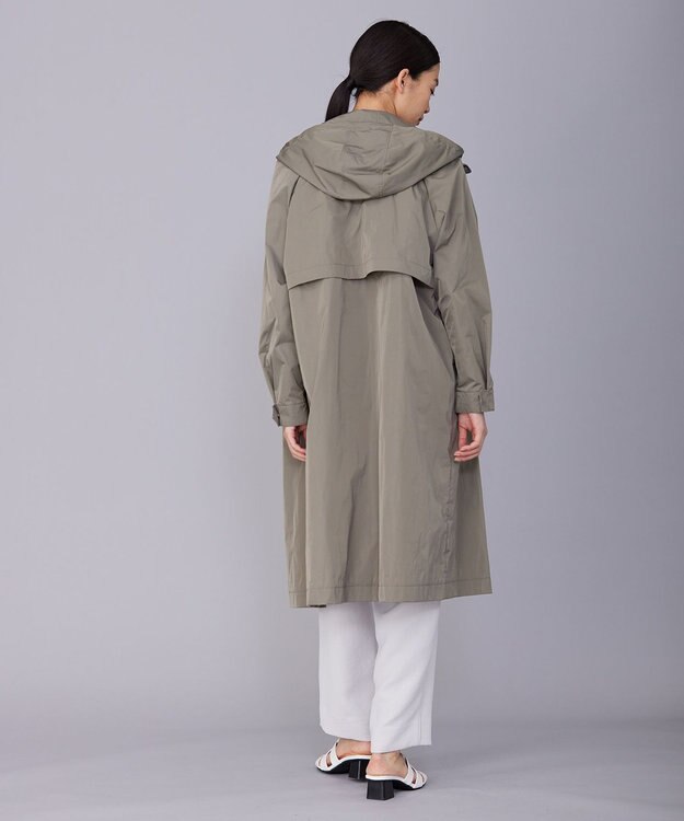 ICB メモリーツイル フーデットコート カーキ系