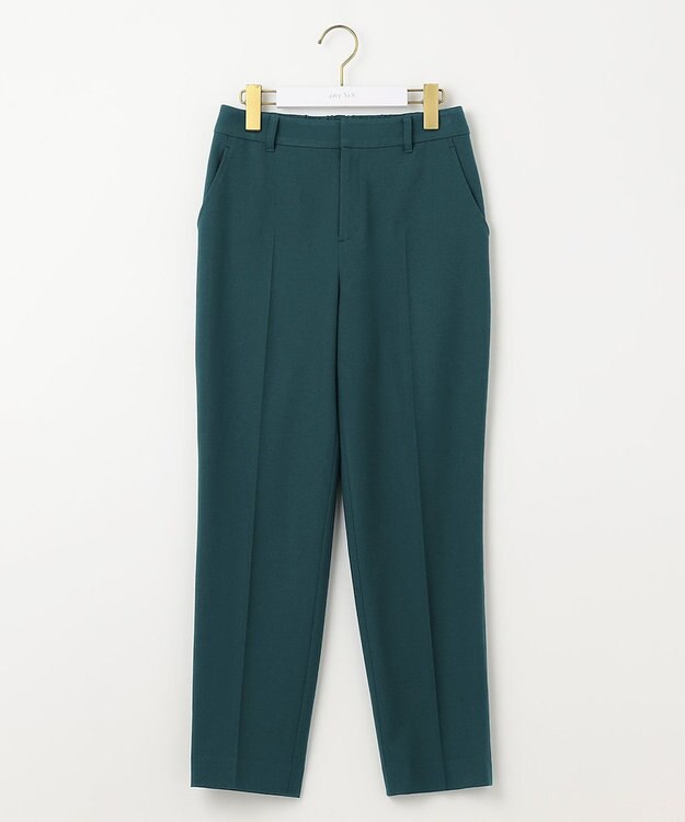 ANY SIS S 【大人百花掲載 ヨンアさん着用】シリーズ累計7万本突破！サーモ2WAYストレッチ テーパードパンツ ディープグリーン