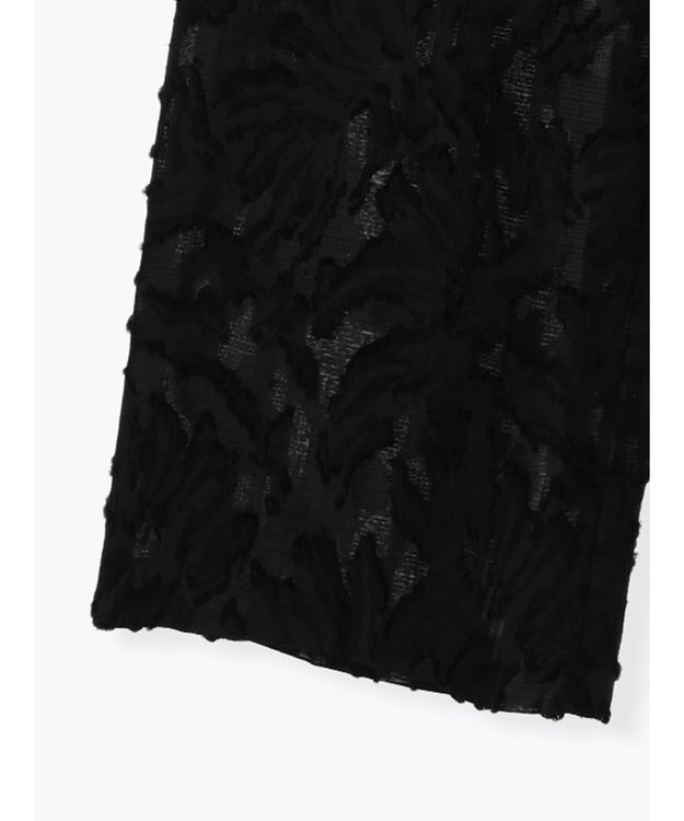 Te chichi カットジャガードパンツ(セットアップ可) ブラック