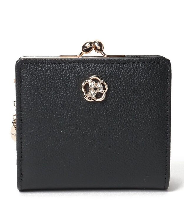 CLATHAS モマン 口金二つ折り財布 ブラック