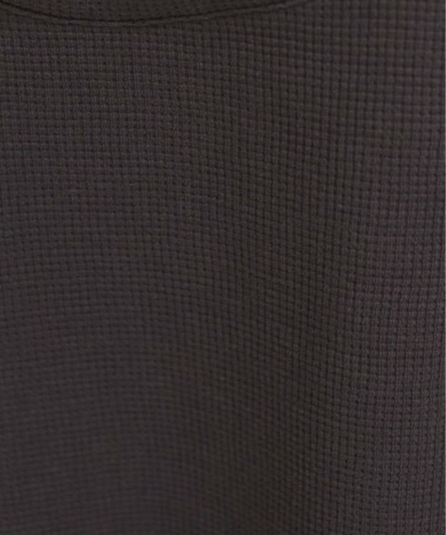 WEGO 【ANGIE VINTAGE】ワッフルフェイクレーヤードタンクトップ ブラック中濃色