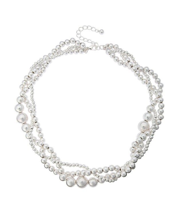 Green Parks ｅｖｅｒｙ　ｗａｌｋ．　メタルボリュームネックレス Silver