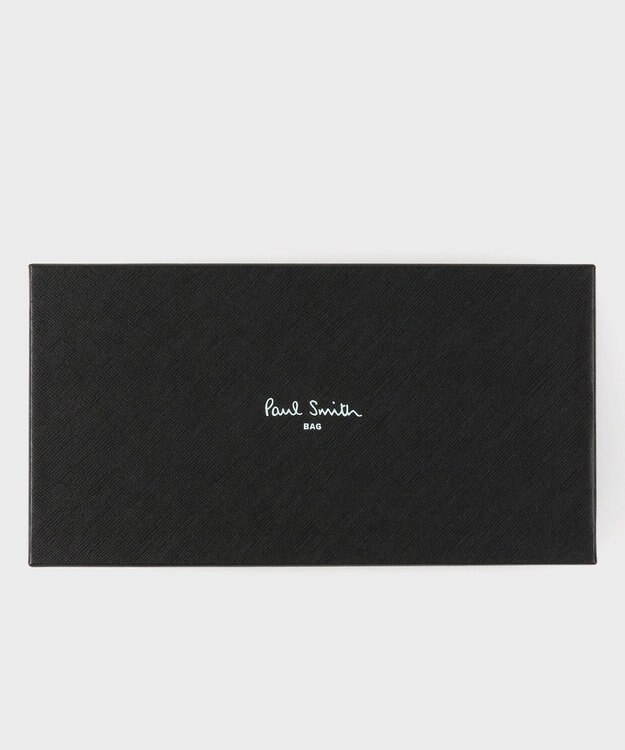 Paul Smith ブライトストライプトリム 長財布 ブラック