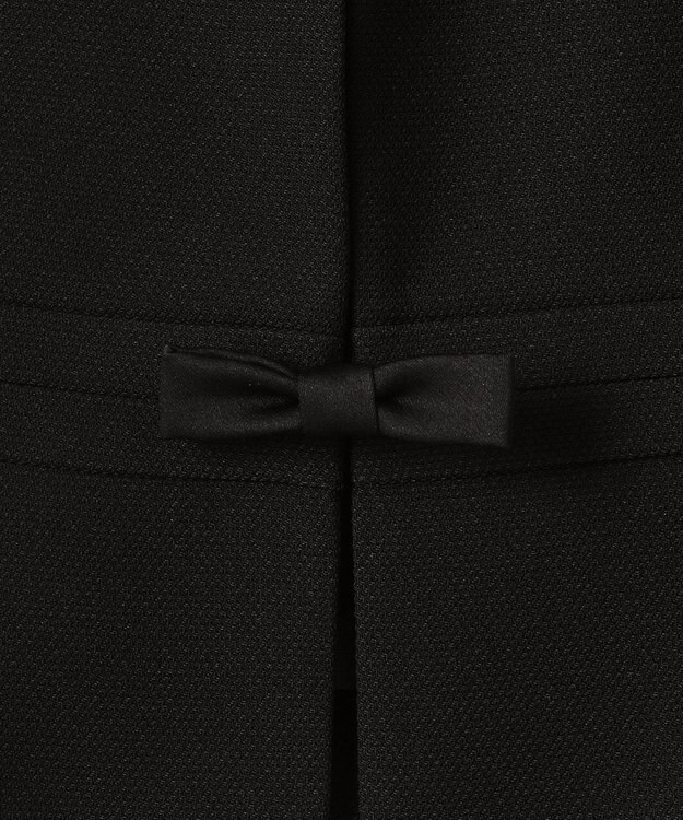 組曲 NOIR 【洗える】ウォッシャブルストレッチバーズアイ　ジャケット＋ワンピース ブラック系