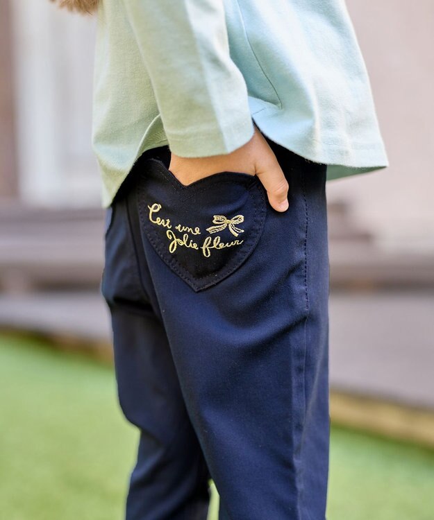 ANY KIDS 7days ドリームストレッチ パンツ ネイビー