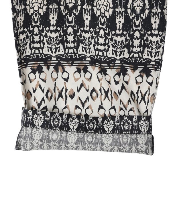 AMERICAN HOLIC パネルプリントリラックスパンツ Charcoal Gray