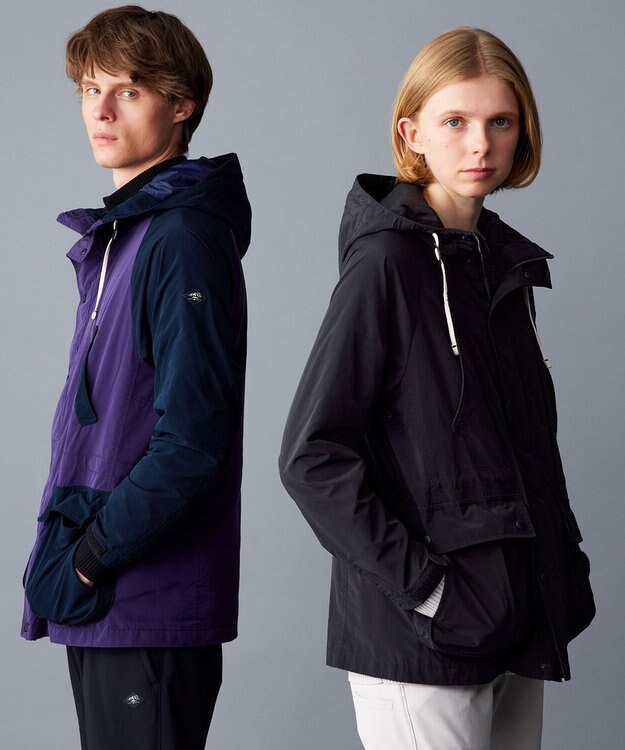 JOSEPH ABBOUD MOUNTAIN 【サスティナブル/ECO撥水/６ポケット/ライナードッキング対応】Pe/Nyピーチ マウンテンパーカー ブラック系