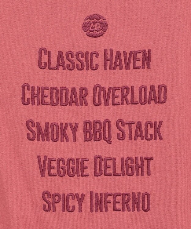 AMERICAN HOLIC ロゴ刺繍ノースリーブプルオーバー Orange