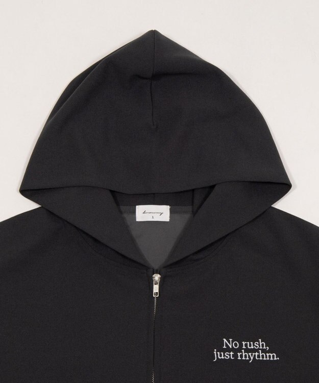 WEGO 【ユニセックス着用ITEM】アンサンブルZIPパーカー（LS） ブラック中濃色