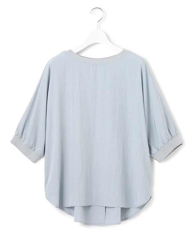 J.PRESS YORK STREET 【WOMEN】ワッシャードルマン ブラウス ダルブルー系