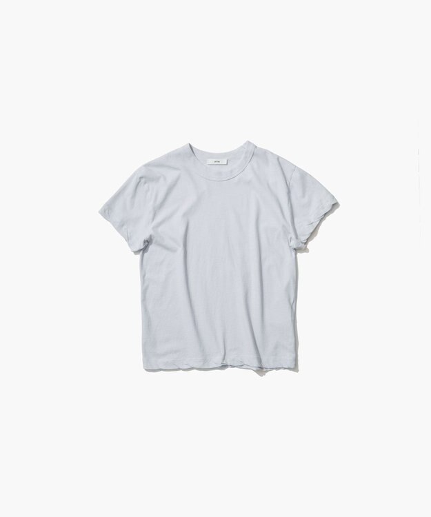 ATON FRESCA SINGLE JERSEY | コンパクトＴシャツ SAX
